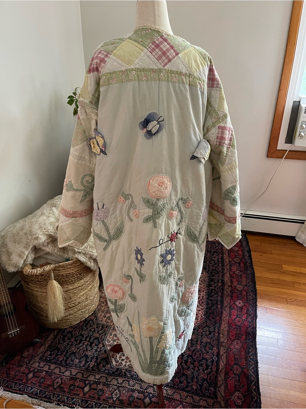 One-of-a-Kind Upcycled Vintage Quilt Kimono 🍓
